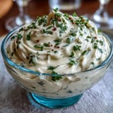 Velvety aioli sauce made with fresh garlic and lemon, ideal as a zesty dip for vegetables or seafood.