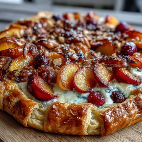 A rustic, golden galette filled with ripe summer stone fruits and luscious almond frangipane, wrapped in flaky, buttery pastry.