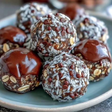Soccer game snacks: energy balls with oats and chocolate chips, packed with peanut butter for lasting energy on the field.  