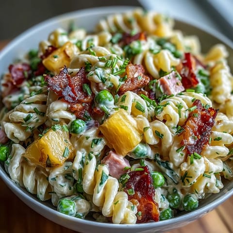Hawaiian Pasta Ham Pineapple