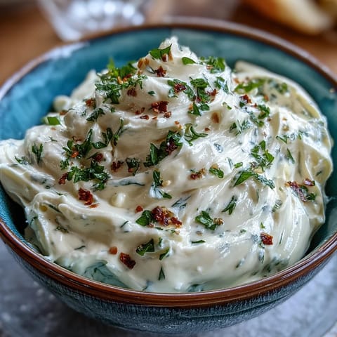 Creamy homemade garlic aioli with a rich, garlicky aroma, perfect for dipping fries or spreading on sandwiches.