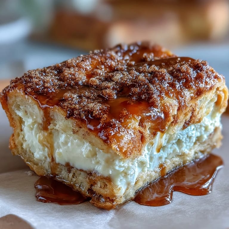 Delicious Easy Cinco de Mayo Sopapilla Cheesecake Bars cooling in pan.