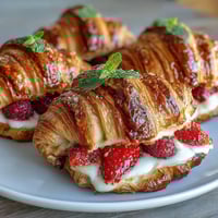 Vibrant Mother's Day brunch board with assorted pastries, fresh fruit, and mimosas for a festive morning celebration.